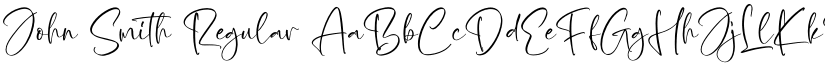 John Smith Regular font
