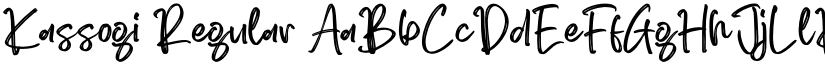 Kassogi font download