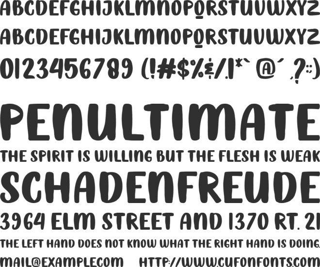 Baby Moly font preview
