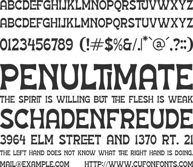 CHUMI CHAMI font preview