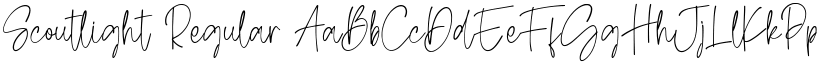 Scoutlight Regular font