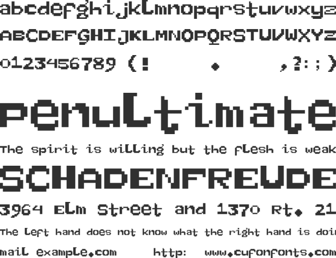 Summer Pixel Wide 22 font preview