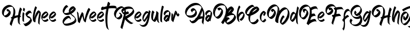 Hishee Sweet Regular font