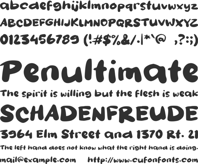 f Funnyfun font preview