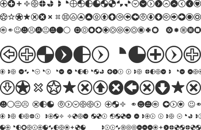 PizzaDude Bullets font preview