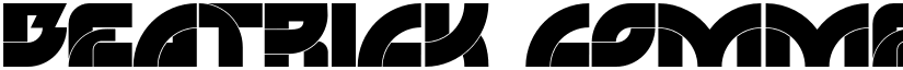 Beatrick Commercial Used font
