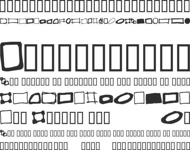 Some Boxes font preview