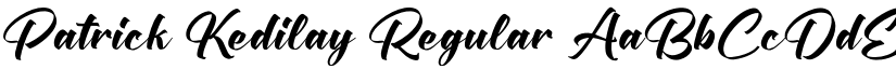 Patrick Kedilay font download
