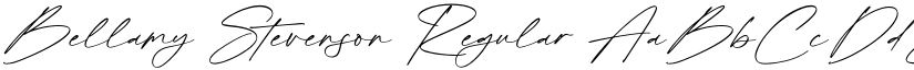 Bellamy Stevenson Regular font