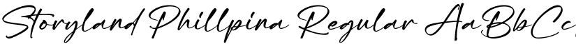 Storyland Phillpina Regular font