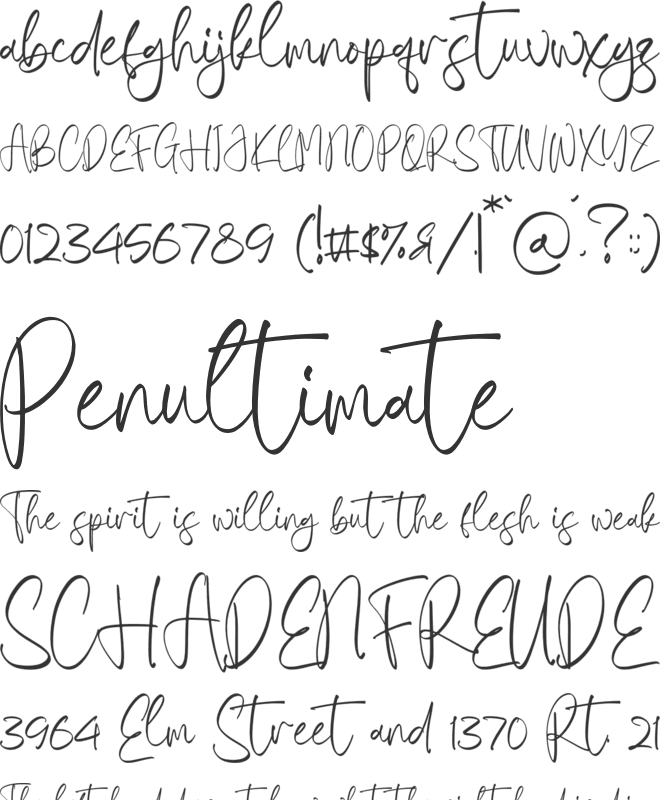 Rotherdam font preview