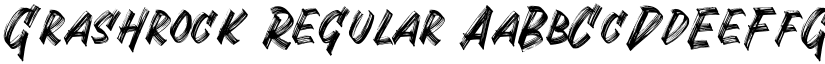 Grashrock Regular font