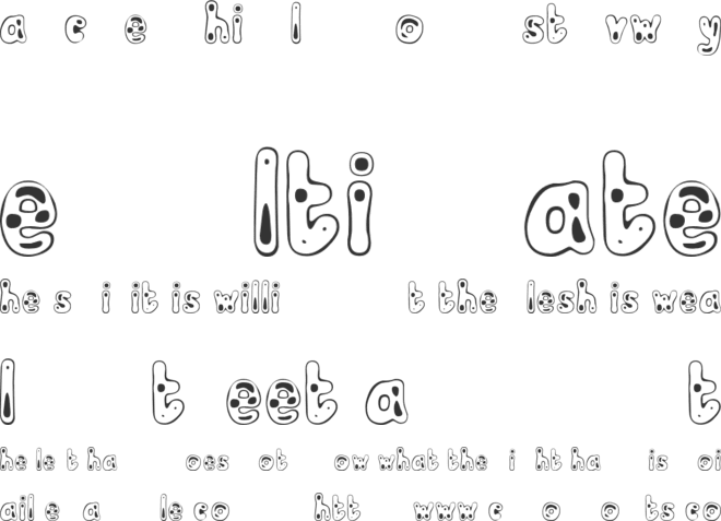 HEATWAVE font preview