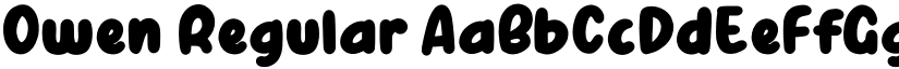 Owen Regular font