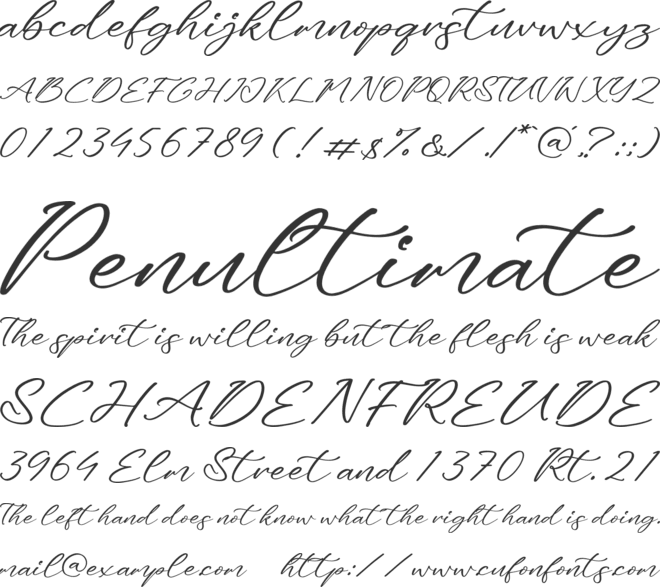 Gomaldiye font preview