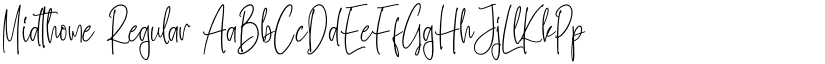 Midthome Regular font