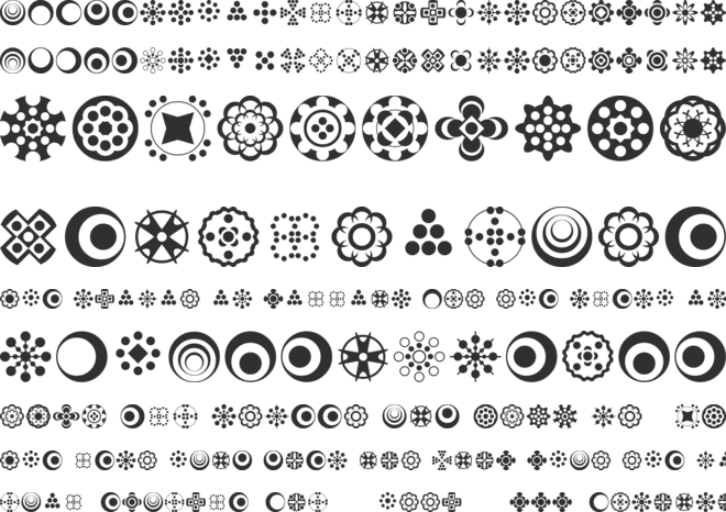 Circle Things 2 font preview