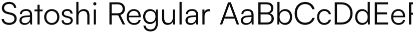 Satoshi font download