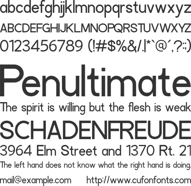 Black Pro font preview