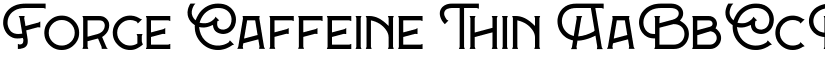 Forge Caffeine font download