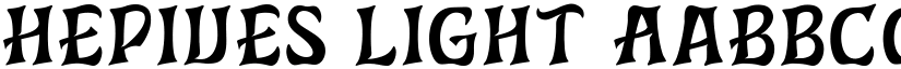 Hepives font download