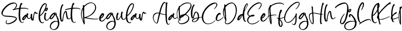 Starlight Regular font