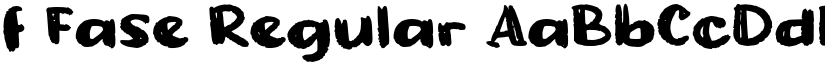 f Fase Regular font