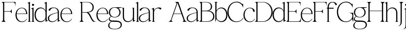 Felidae Regular font