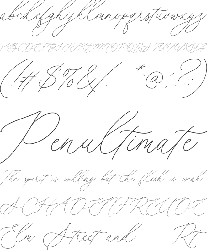Sweetmaroon font preview