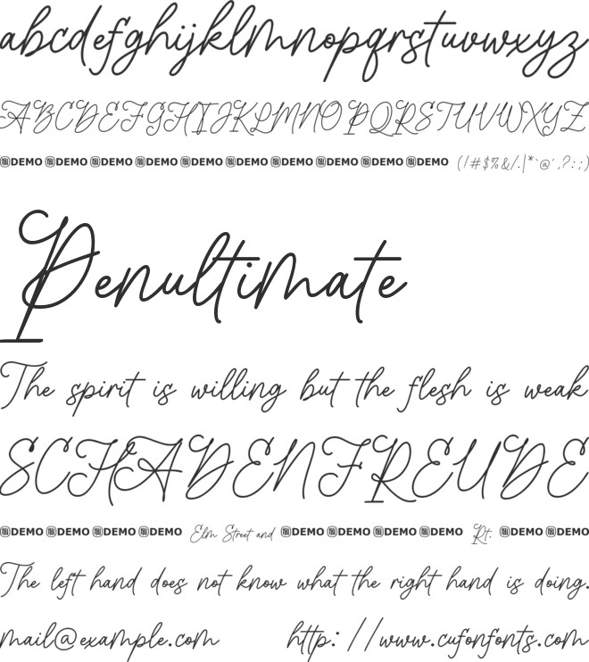 Astutely font preview