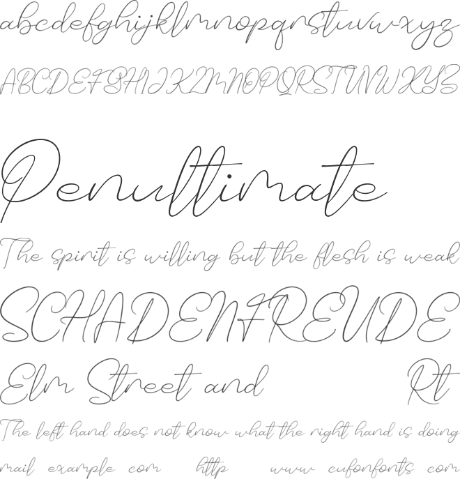 Basic Romantic font preview