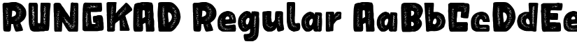 RUNGKAD Regular font