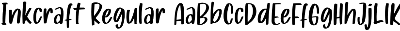 Inkcraft Regular font