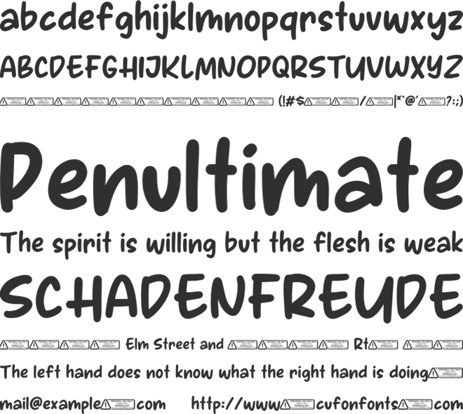 Star Dream font preview
