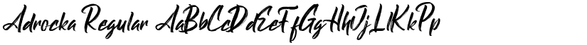 Adrocka Regular font