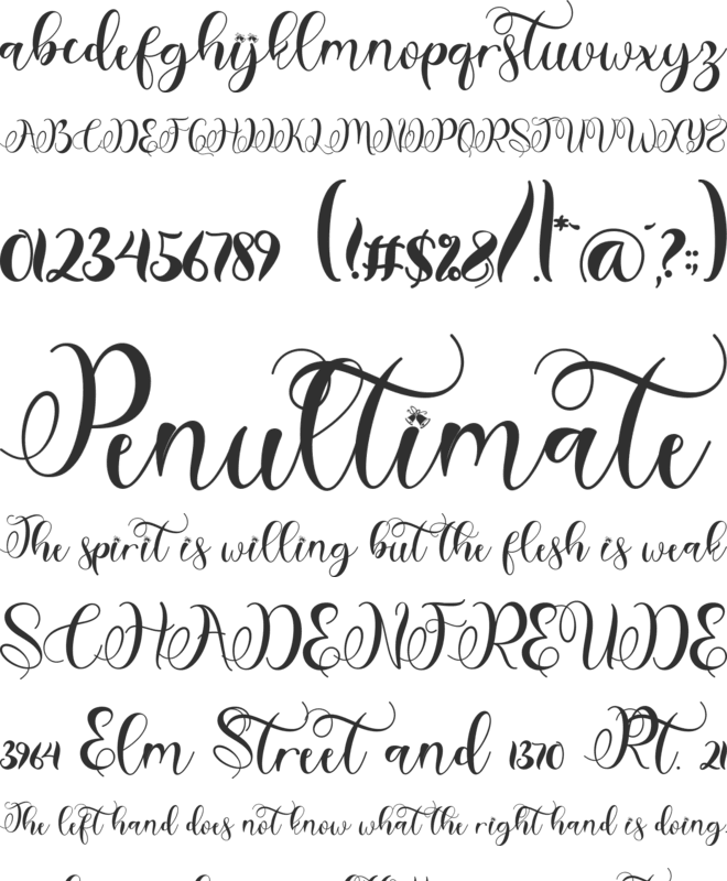 Best Christmas font preview