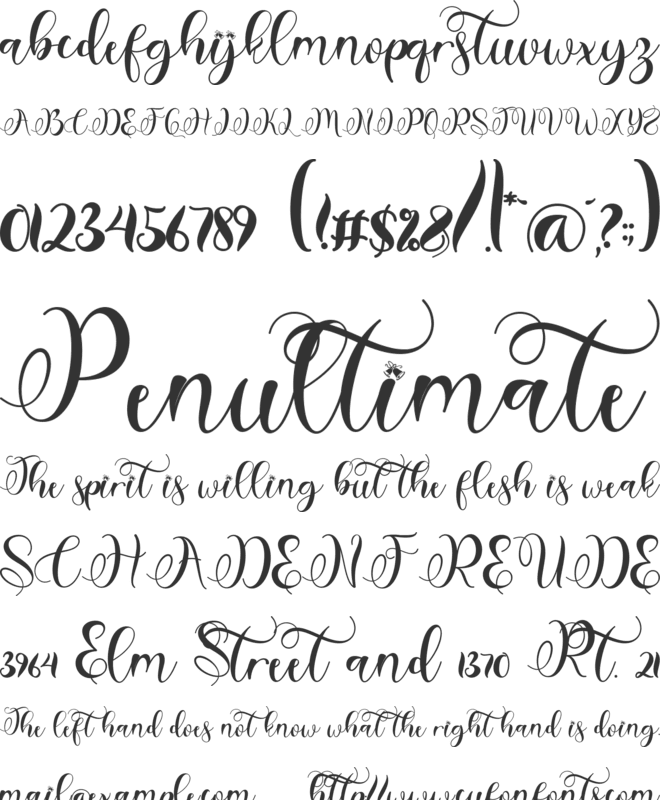 Best Christmas font preview