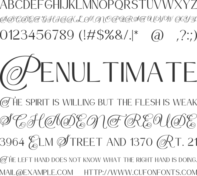 Drakors font preview