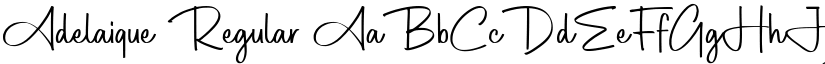 Adelaique Regular font