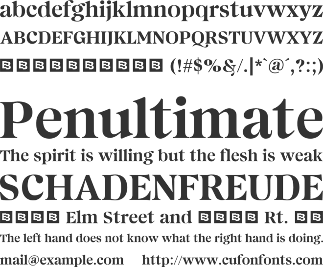 Magnivera Trial font preview