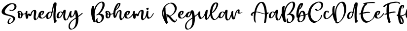 Someday Bohemi Regular font