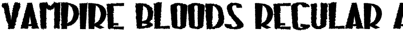 Vampire Bloods Regular font