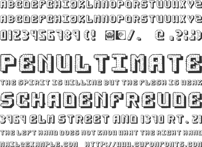 Jahfont font preview