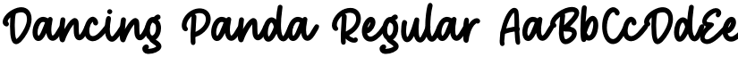 Dancing Panda Regular font