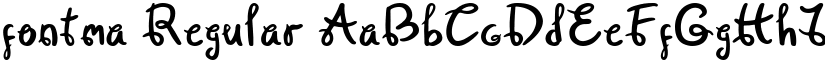 fontma Regular font