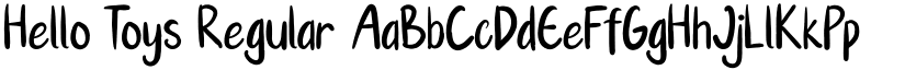 Hello Toys font download
