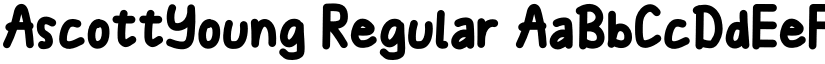 AscottYoung Regular font
