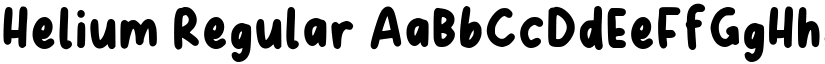Helium font download
