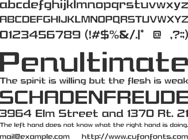 KHMenu font preview