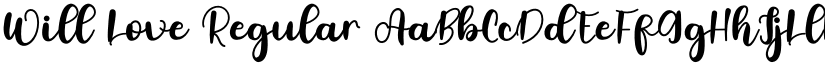 Will Love Regular font